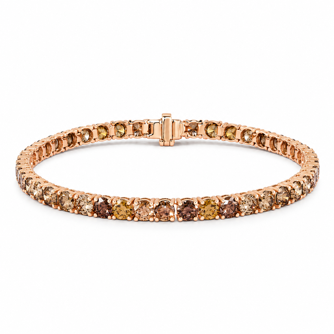 Pulseira Riviera Diamantes Brown