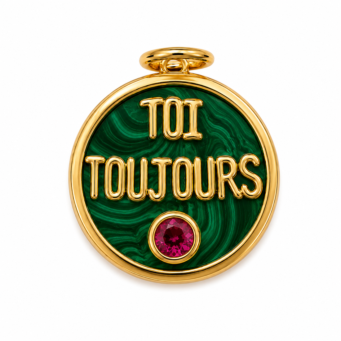 Pingente Toi Toujours – Malaquita