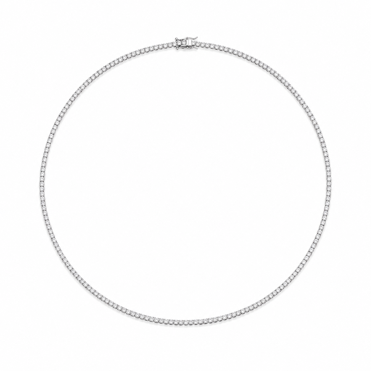 Colar Riviera Diamantes Brancos