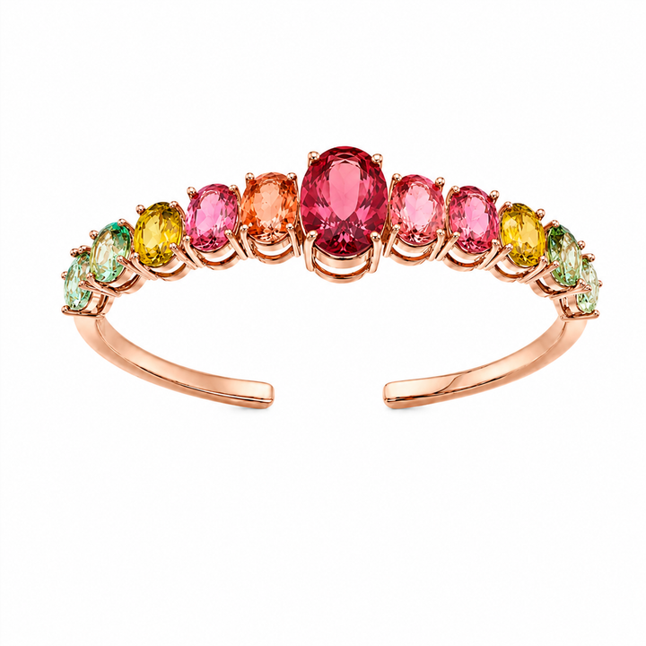 Bracelete Com Turmalinas