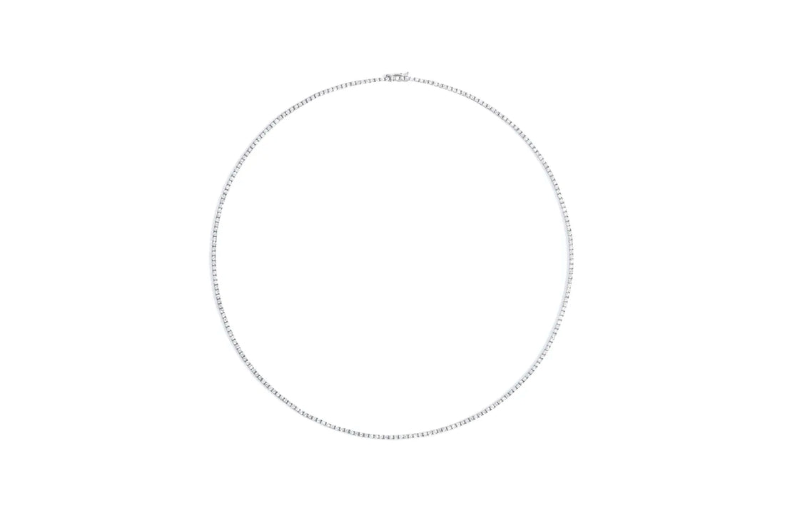 Colar Riviera Diamantes Brancos Total 3,45 Ct