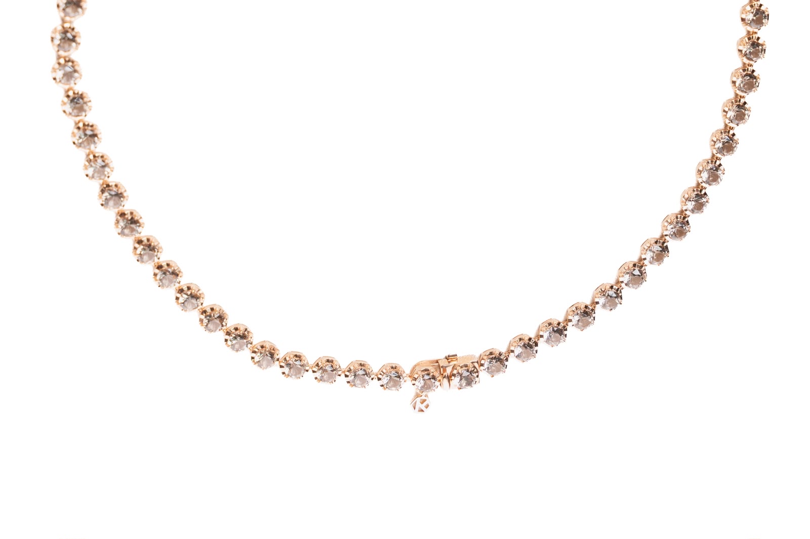 Colar Riviera Colmeia Quartzo Murion 23,44 Ct